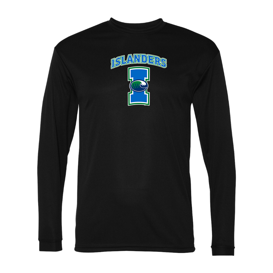 Men's Texas AM CC Islanders  Polyester Long Sleeve T-Shirt