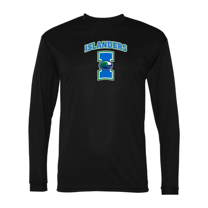 Men's Texas AM CC Islanders  Polyester Long Sleeve T-Shirt