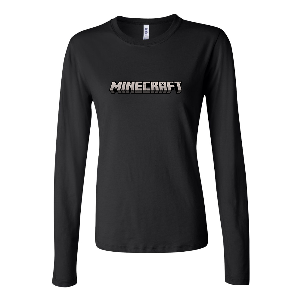 Women's Minecraft Game Long Sleeve T-Shirt