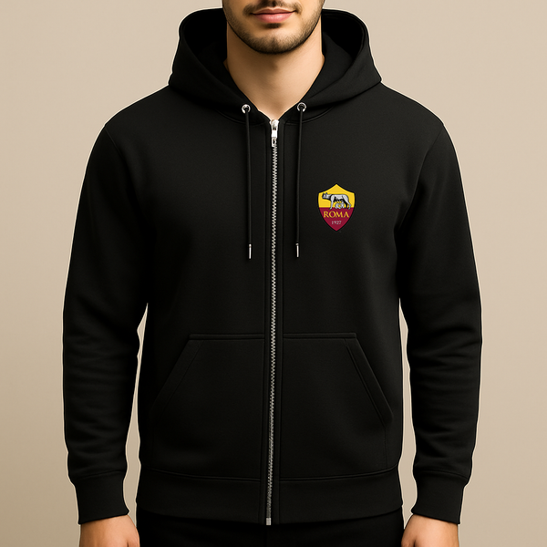 Men's AS Roma FC Zipper Hoodie