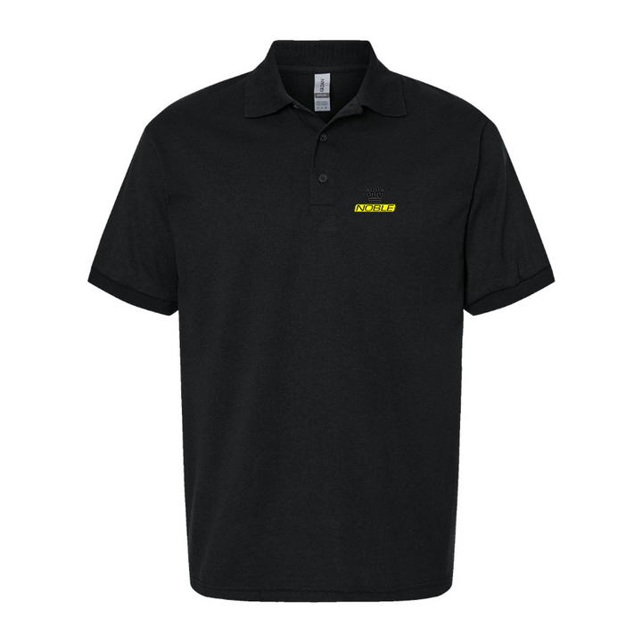 Men's Noble Logo Dry Blend Polo - Black