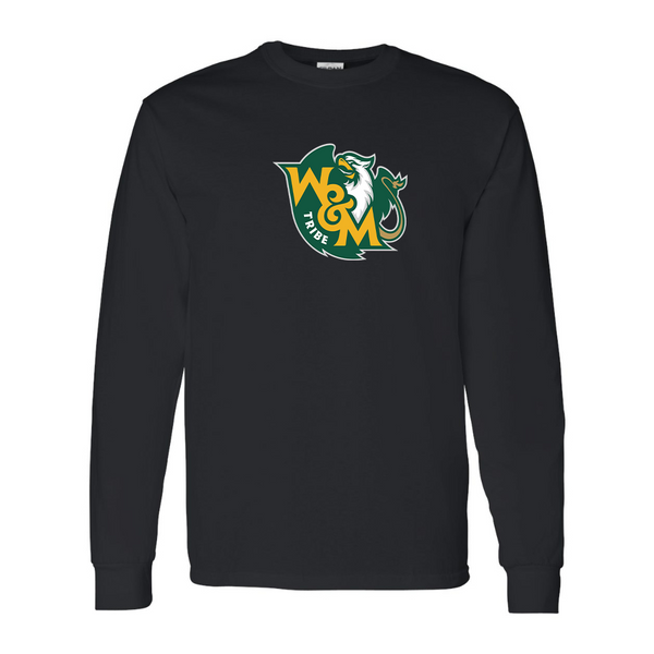 Men's  William and Mary Tribe Gildan Heavy Cotton Long Sleeve T-Shirt