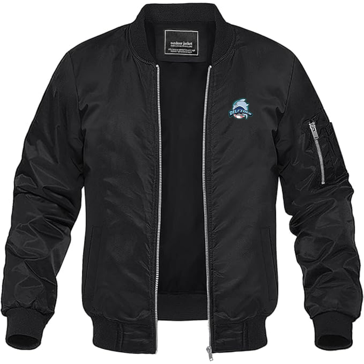 Men's Carmen Delfines Logo Lightweight Bomber Jacket