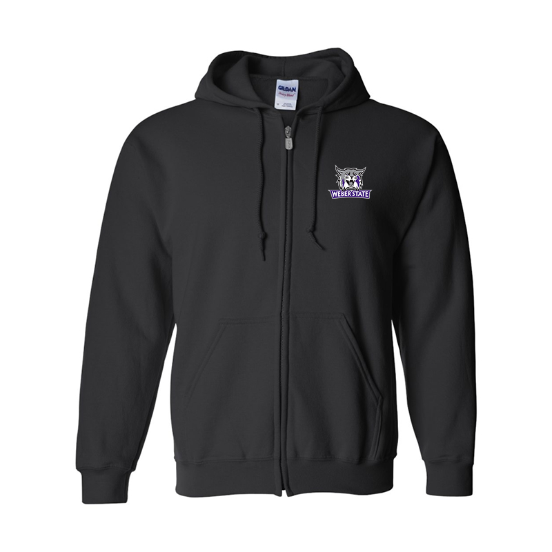 Men's Weber State Wildcats Zipper Hoodie