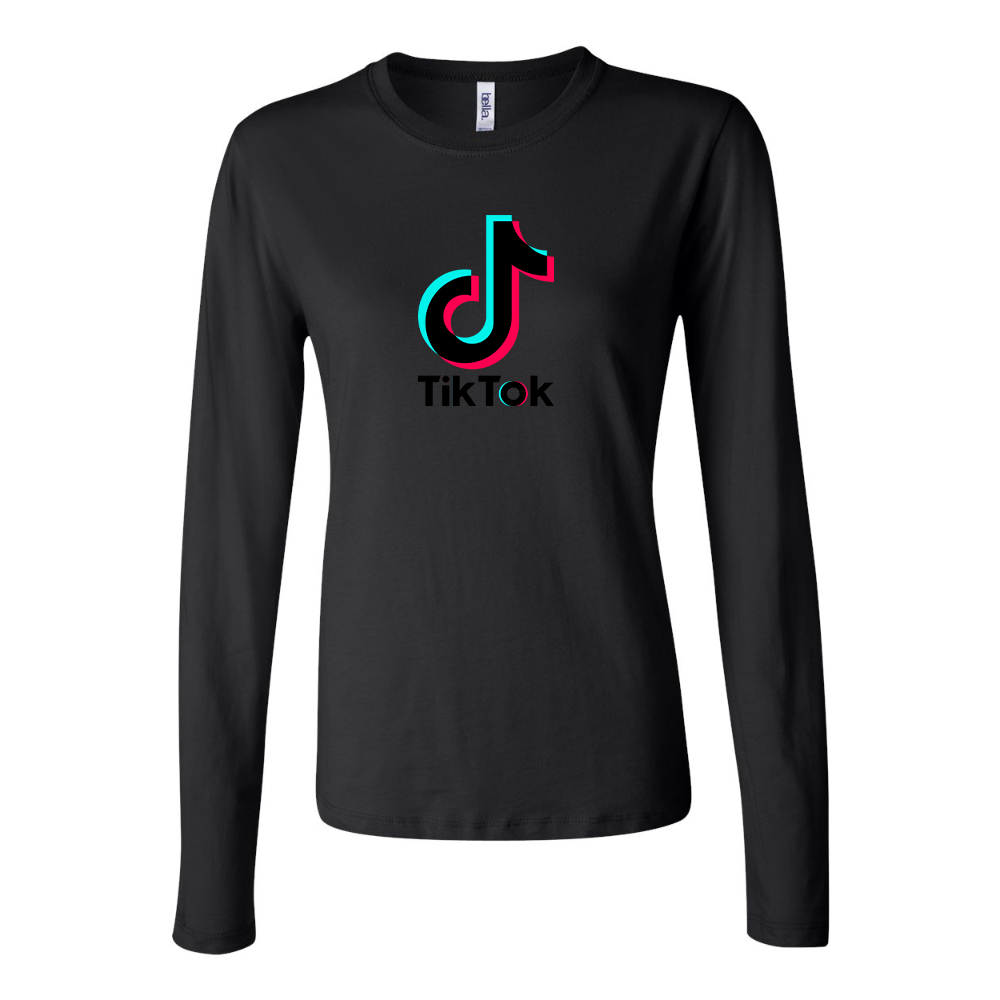 Women's TikTok Social Long Sleeve T-Shirt