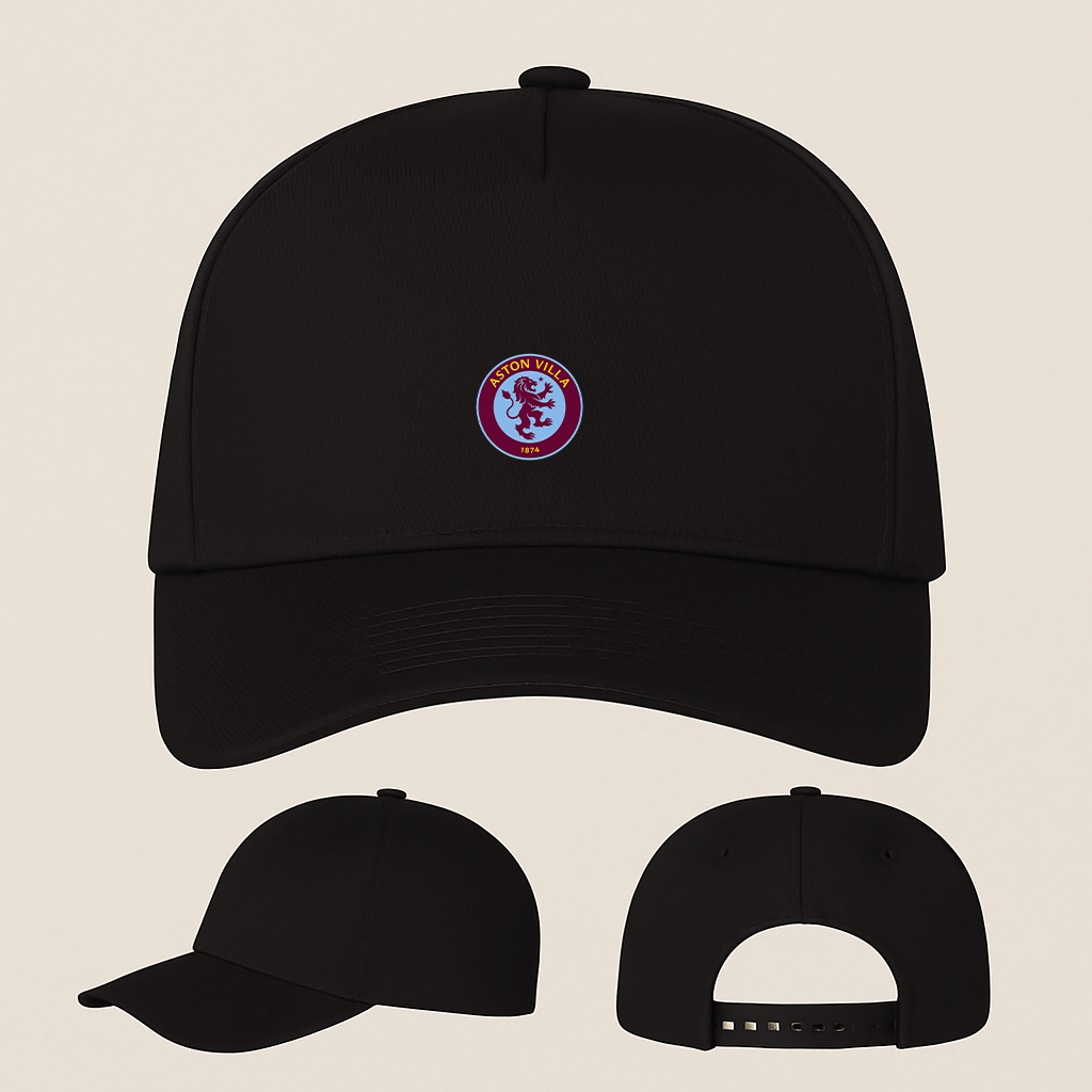 Aston Villa FC Five Panel Twill Snapback Cap