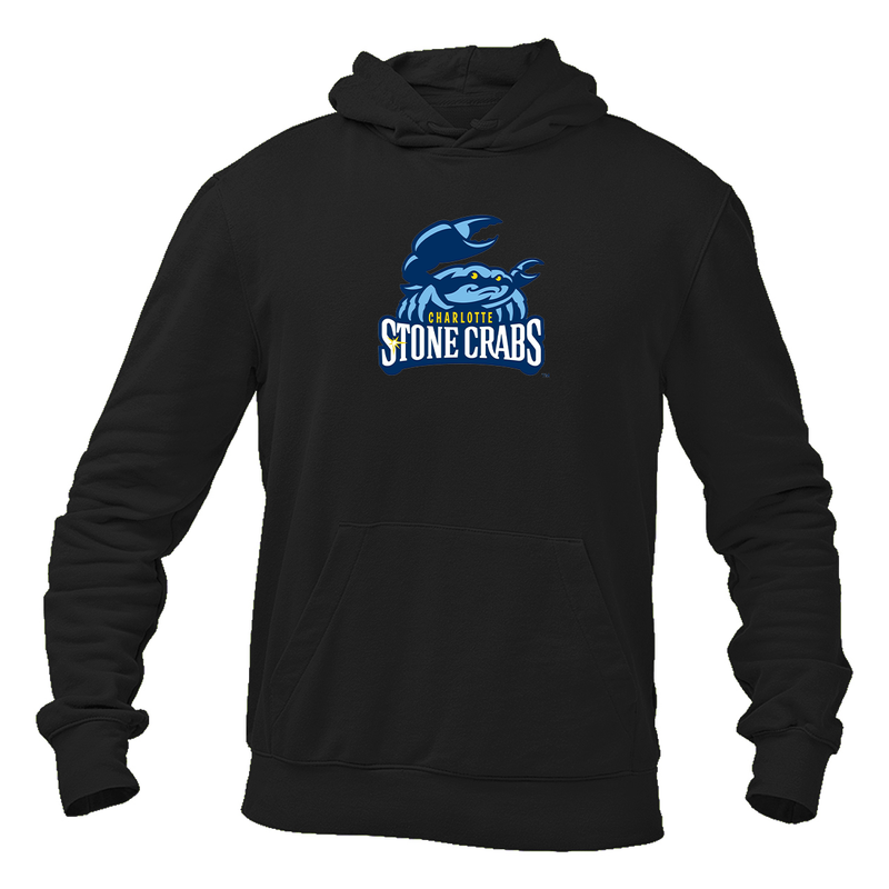 Men's Charlotte Stone Crabs Logo Pullover Hoodie