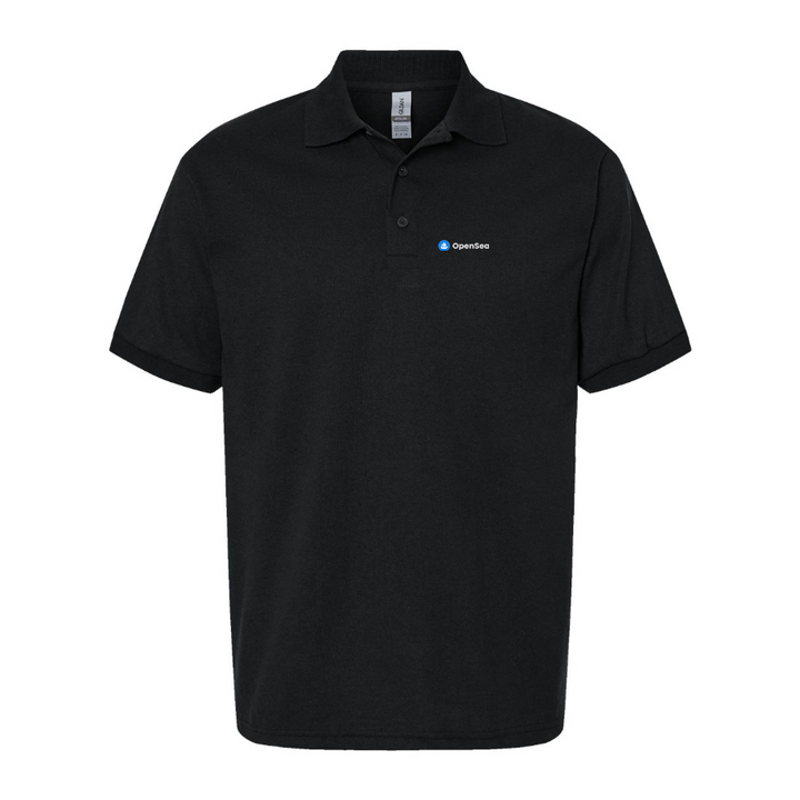 Men's OpenSea Logo Dry Blend Polo - Black