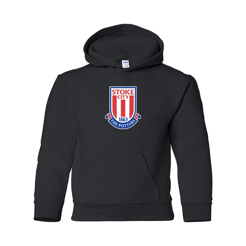 Youth Stoke City Soccer  Pullover Hoodie