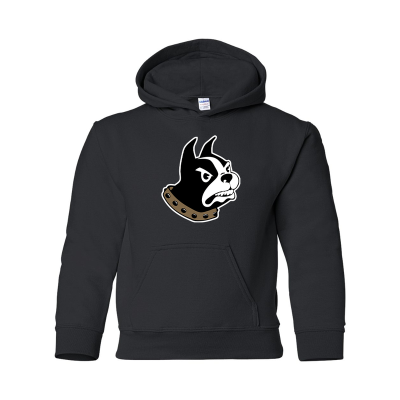 Youth Wofford Terriers Gildan Heavy Blend  Hooded Sweatshirt