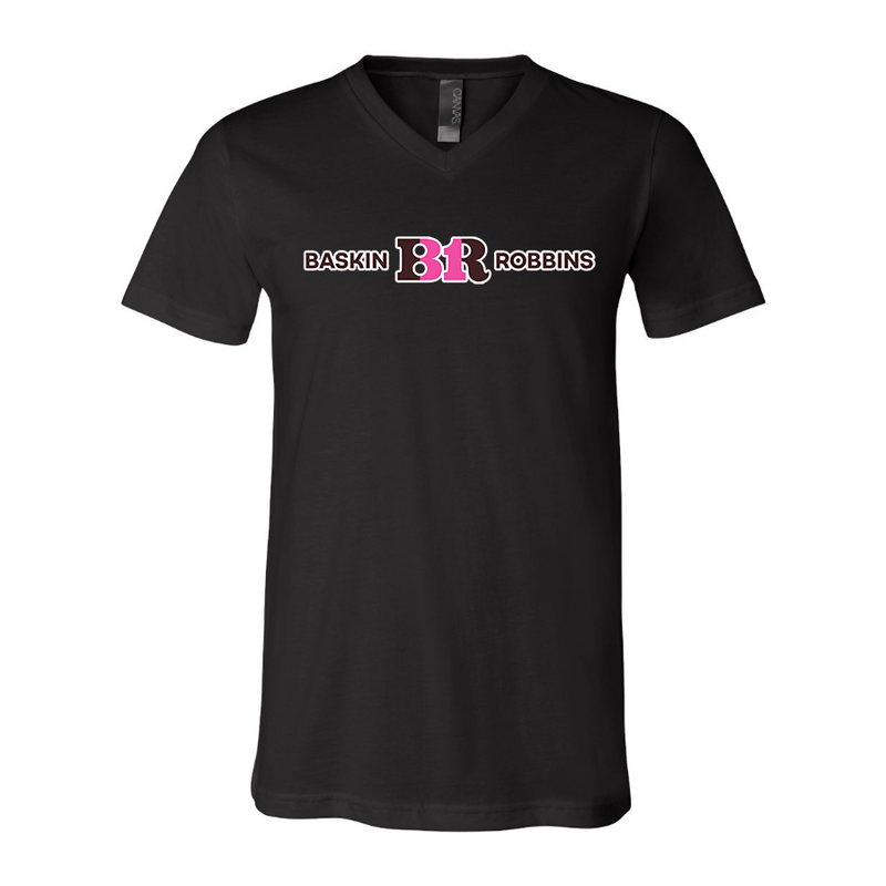 Men's Baskin-Rоbbins BELLA + CANVAS - Jersey V-Neck T-Shirt