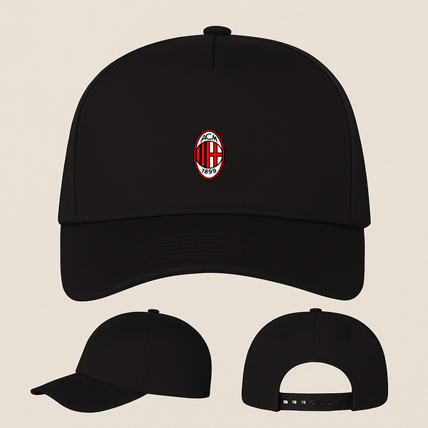 AC Milan Soccer Five Panel Twill Snapback Cap