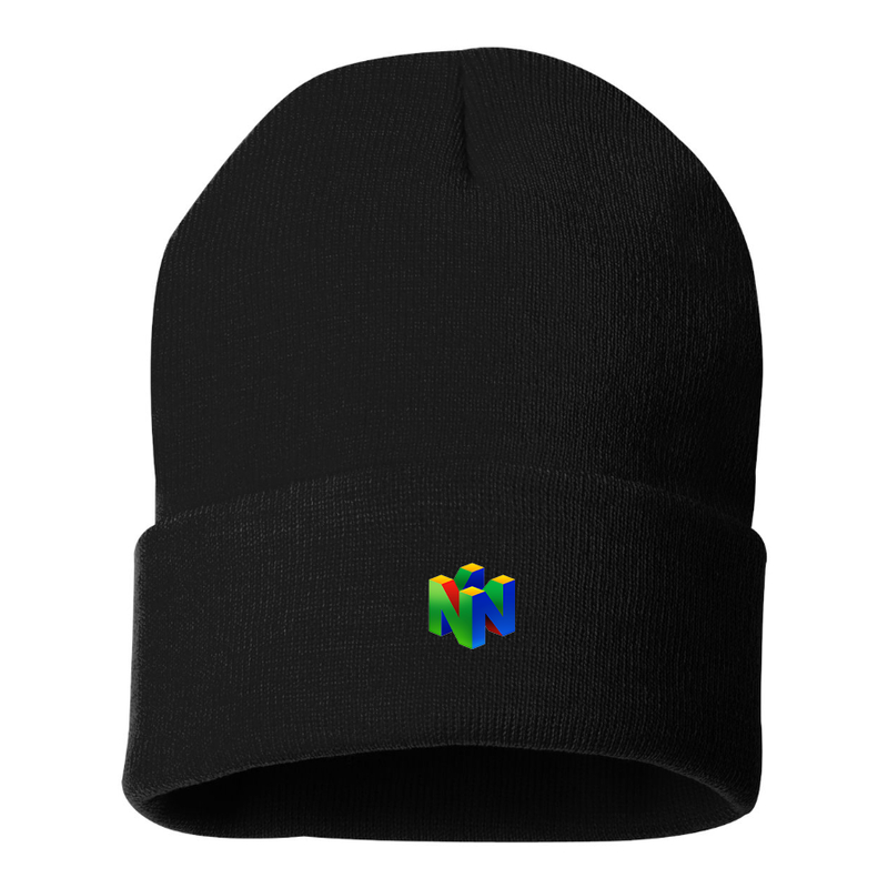 Nintendo N64  Logo Beanie Hat