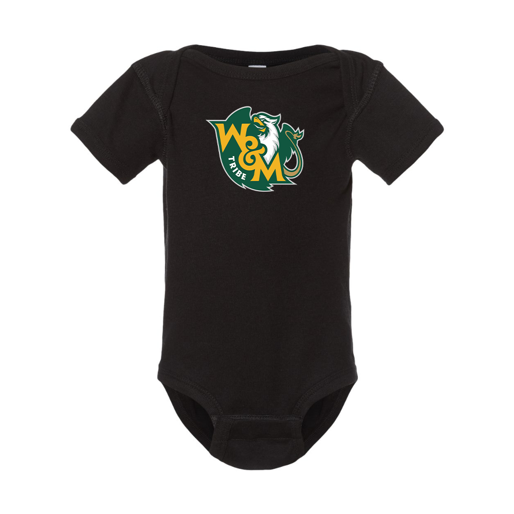 William and Mary Tribe  Baby Romper Onesie