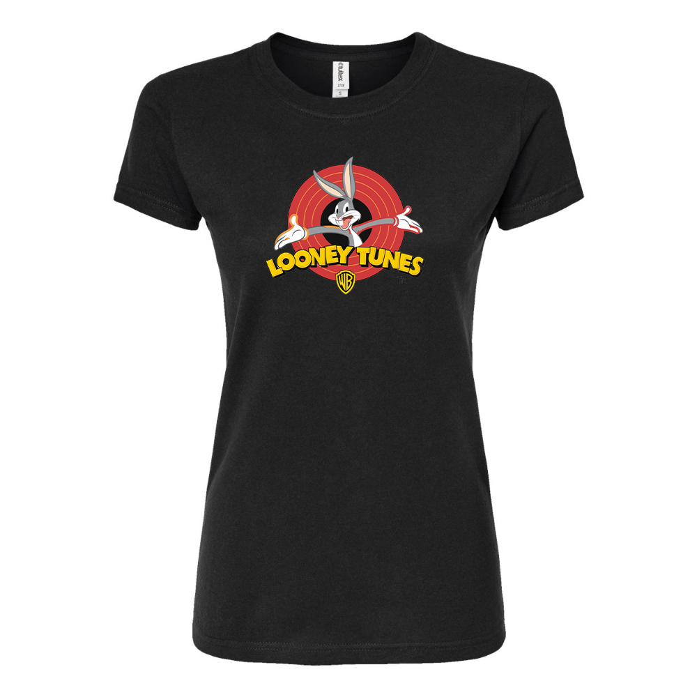 Women's Looney Tunes Warner Brothers Cartoon Round Neck T-Shirt