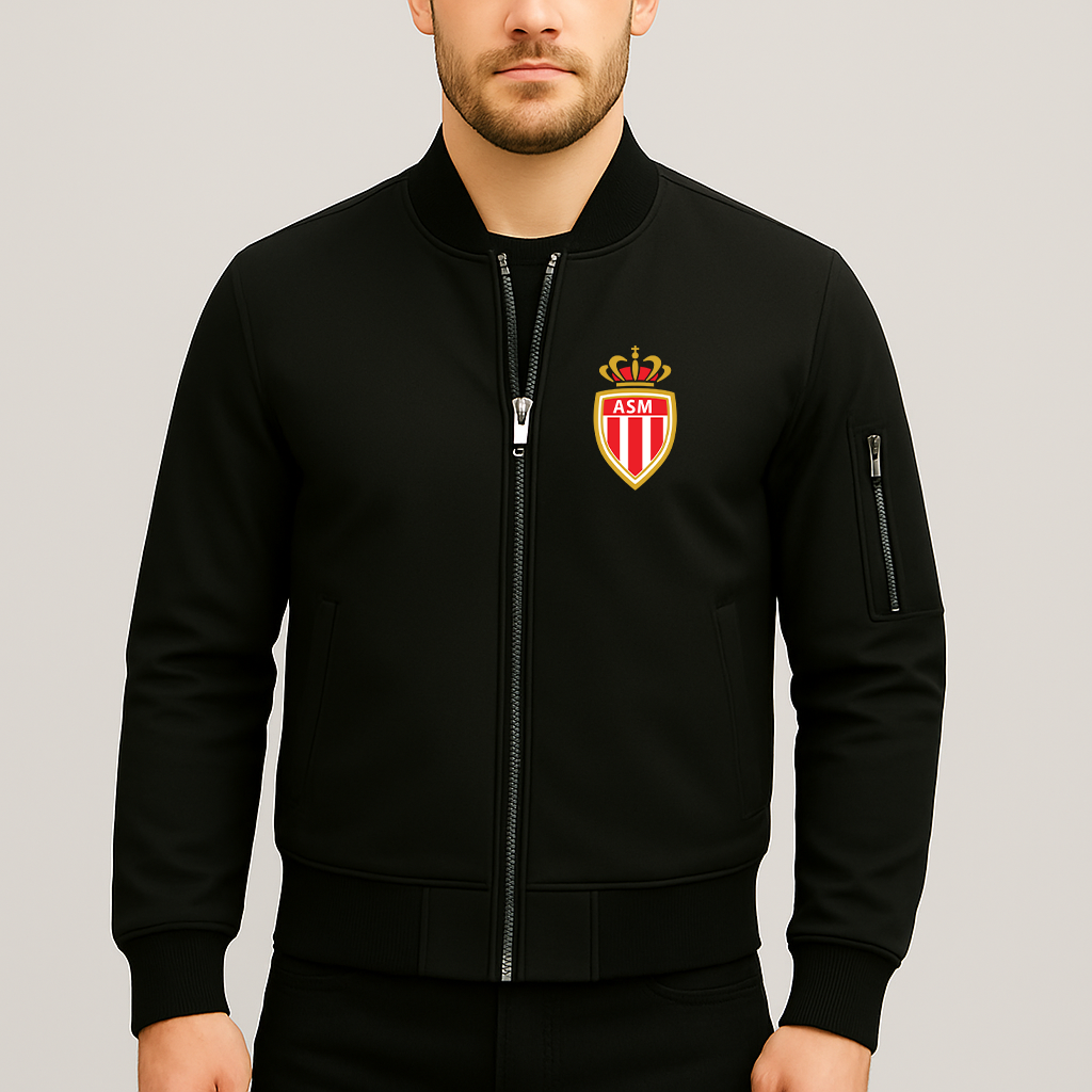 Men's AS Monaco FC Lightweight Bomber Jacket