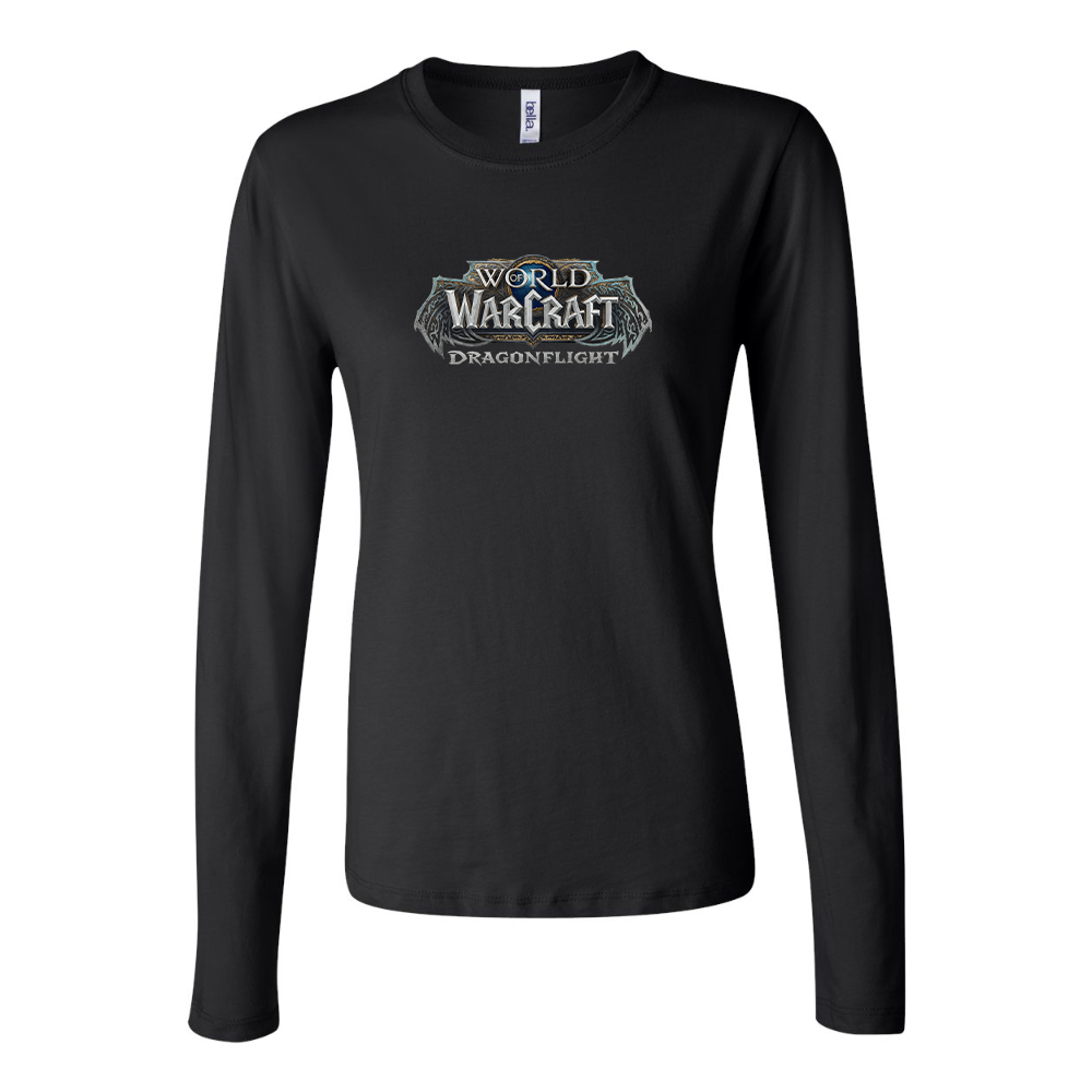 Women's World of Warcraft Dragon Flight Game Long Sleeve T-Shirt