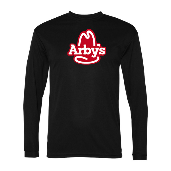 Men's Arbys Polyester Long Sleeve T-Shirt