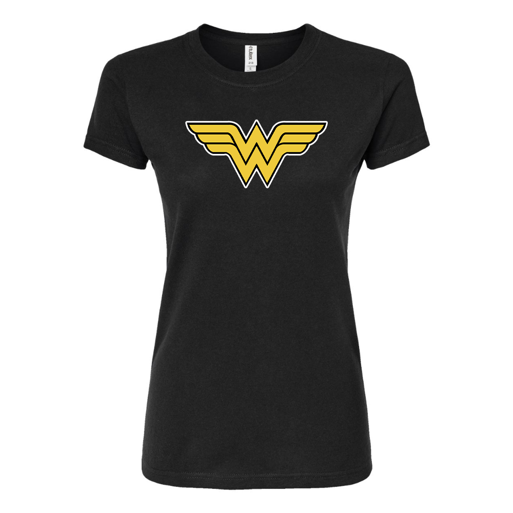Women's Wonder Woman Superhero Round Neck T-Shirt
