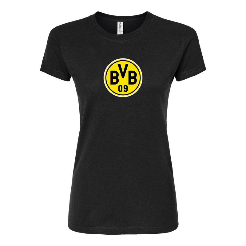 Women's Borussia Dortmund BVB FC Round Neck T-Shirt