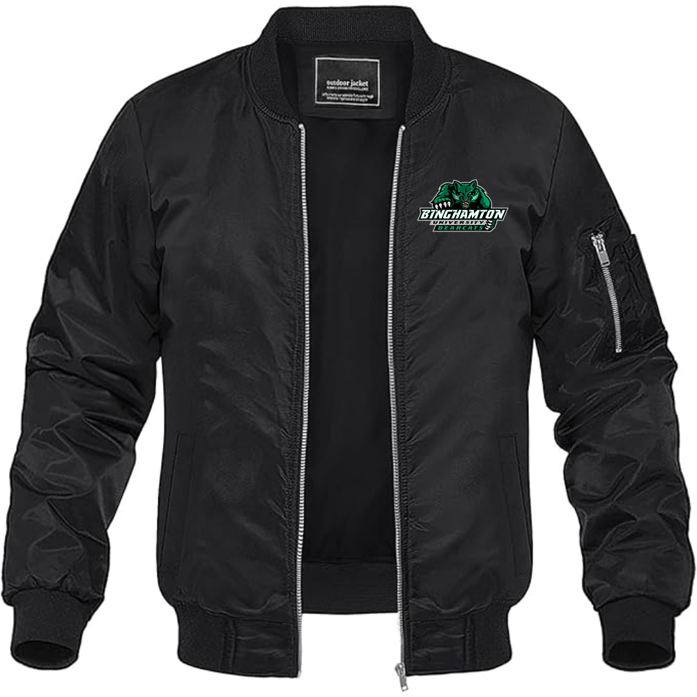 Men's Binghamton Bearcats Lightweight Bomber Jacket