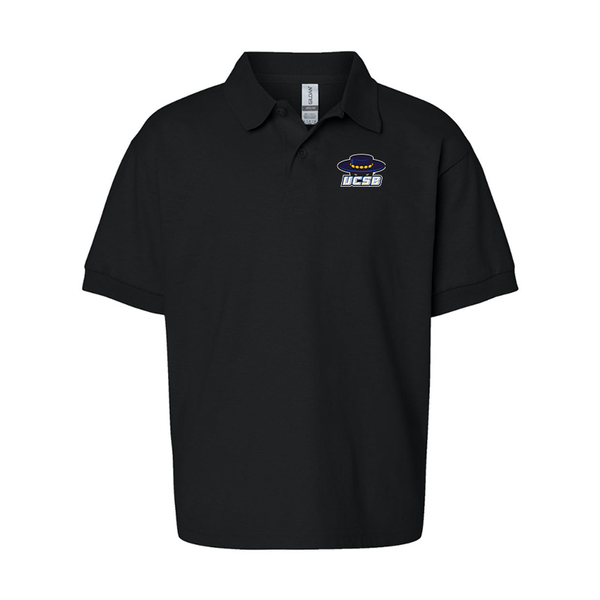 Youth UCSB Gauchos Gildan Dry Blend Jersey Polo