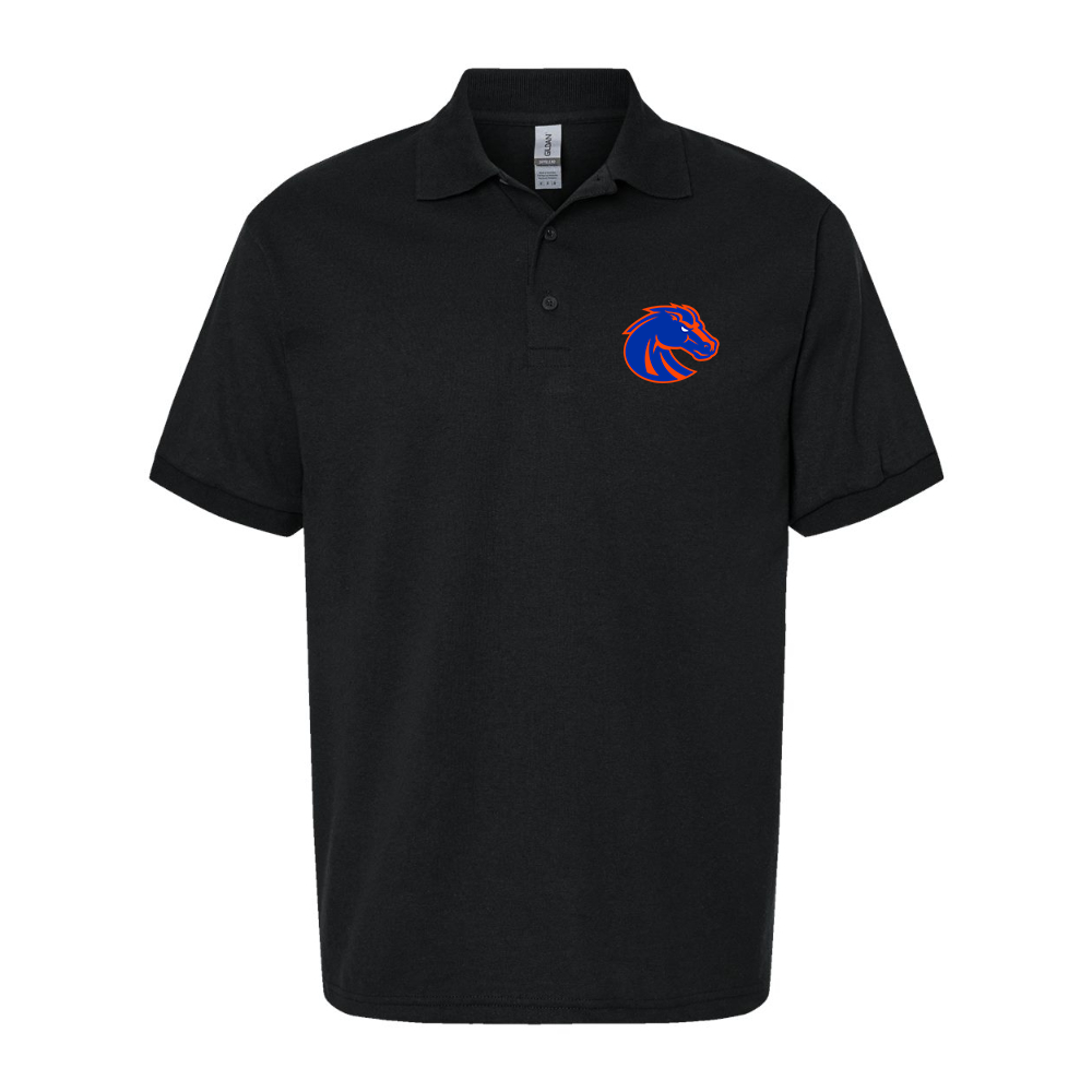 Men's Boise State Broncos Dry Blend Jersey Polo - Black