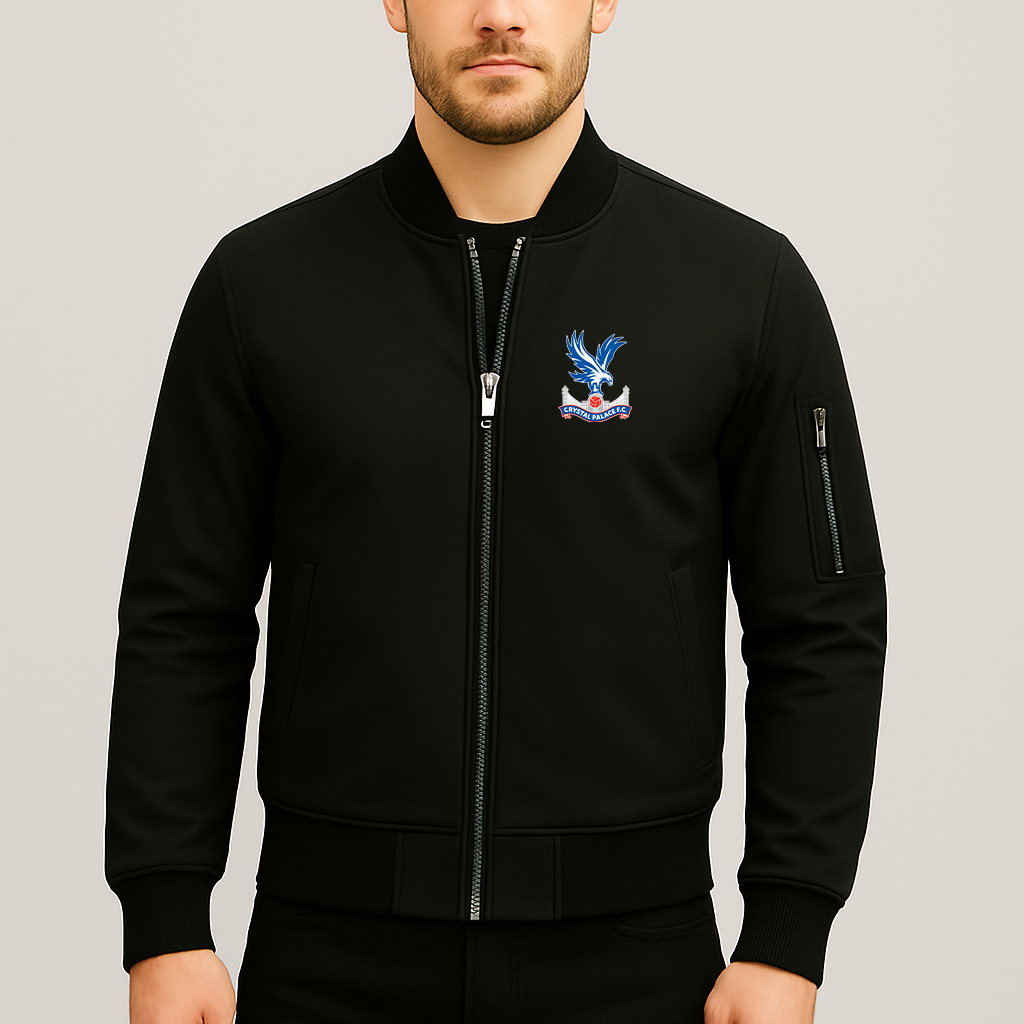 Men's Crystal Palace F.C Lightweight Bomber Jacket