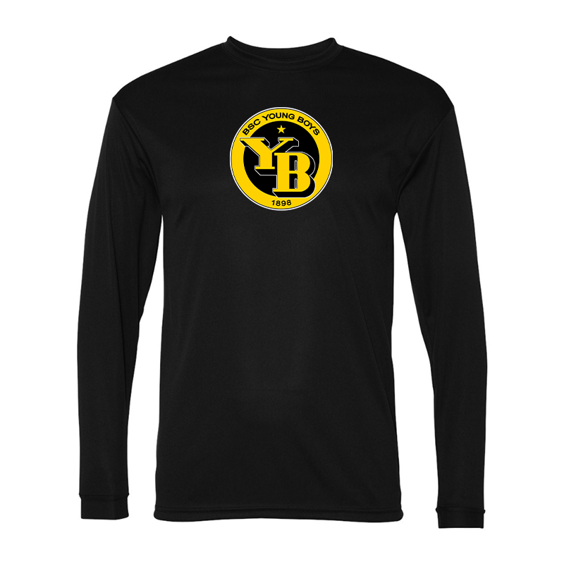 Men's Young Boys Soccer Performance Long Sleeve T-Shirt