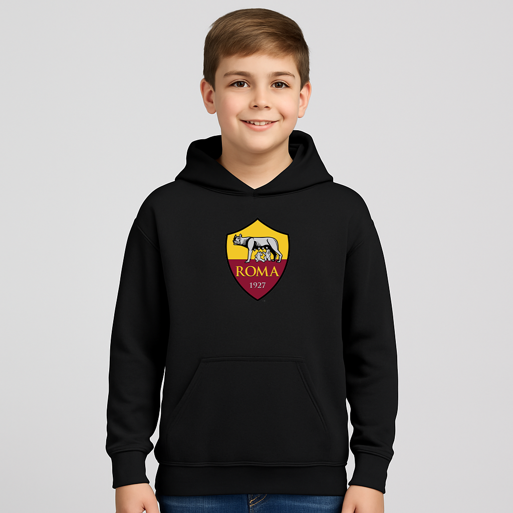 Youth Kids AS Roma FC Pullover Hoodie