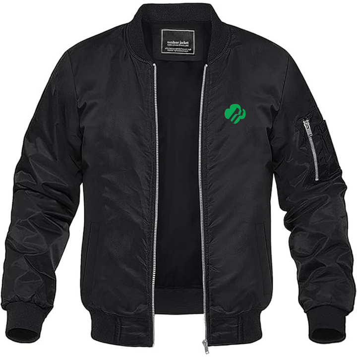 Men's Girl Scouts Logo Lightweight Bomber Jacket