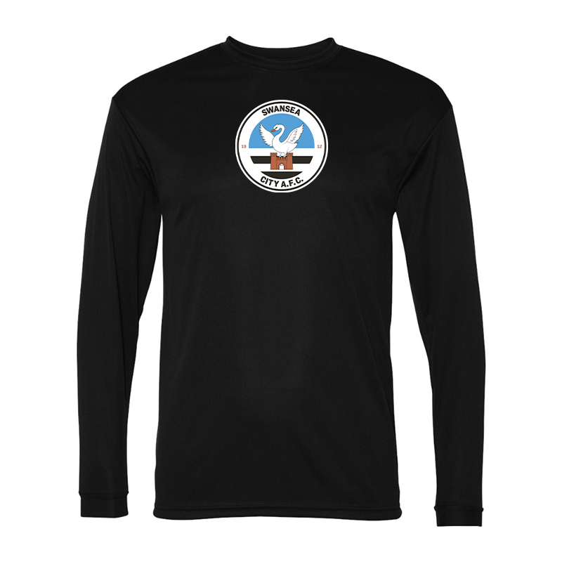 Men's Swansea City Soccer Performance Long Sleeve T-Shirt