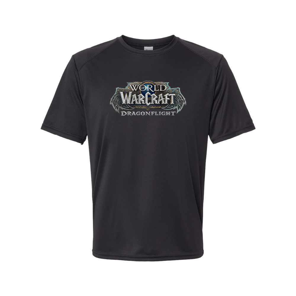 Youth Kids World of Warcraft Dragon Flight Game Performance T-Shirt