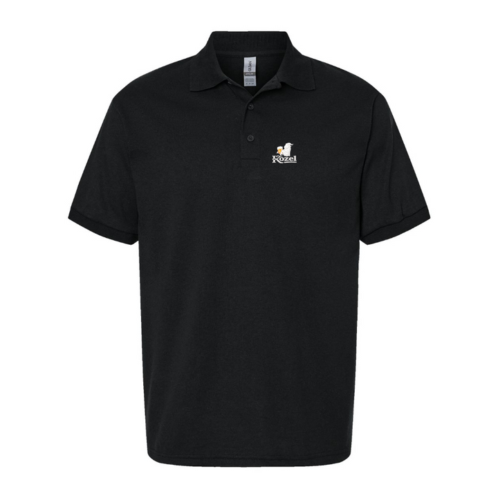 Men's Velkopopovicky Kozel Logo Dry Blend Polo - Black
