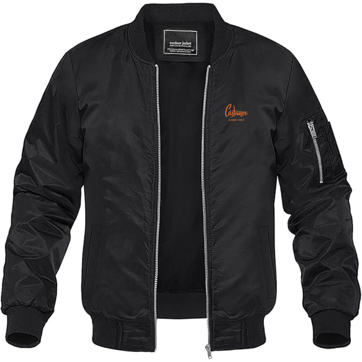 Men's Castaner Logo Lightweight Bomber Jacket