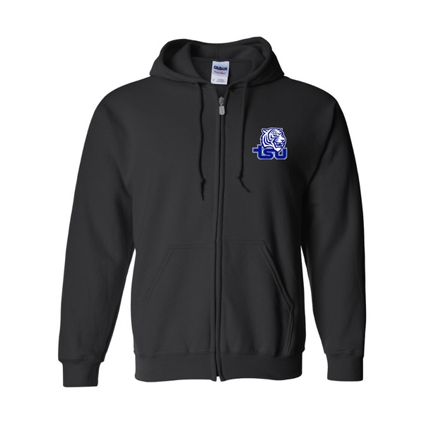 Men's Tennessee State Tigers JERZEES NuBlend Full-Zip Hooded Sweatshirt