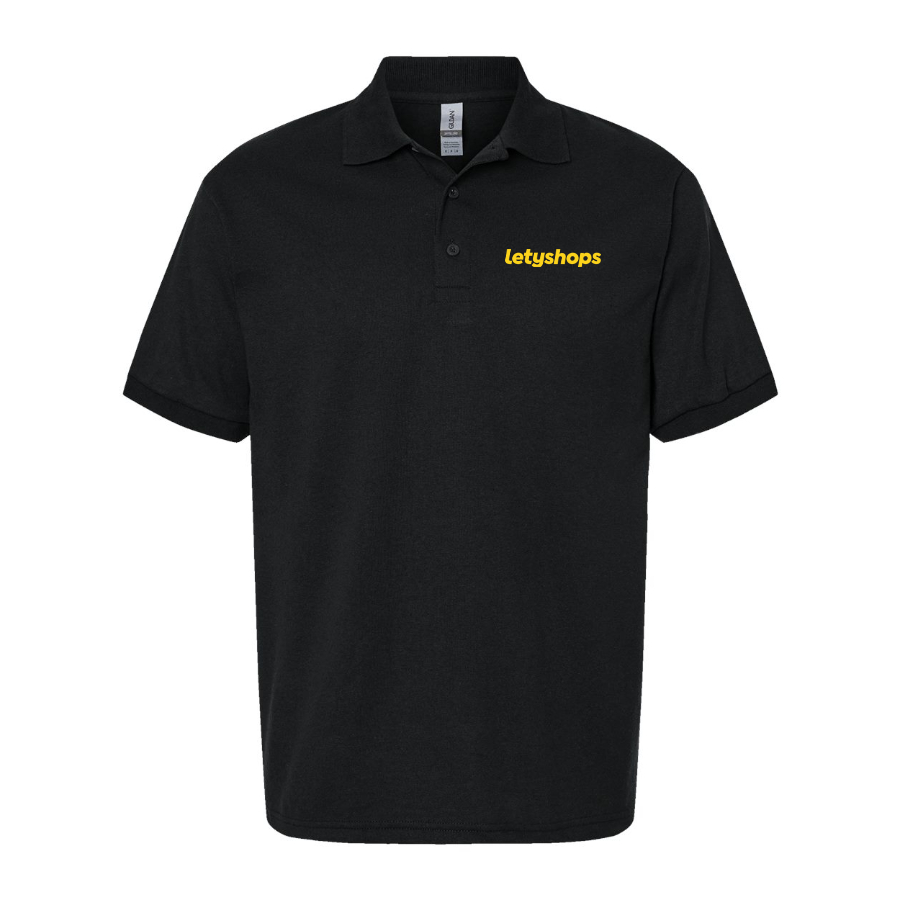 Men's LetyShops Logo Dry Blend Polo