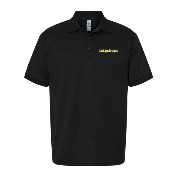 Men's LetyShops Logo Dry Blend Polo