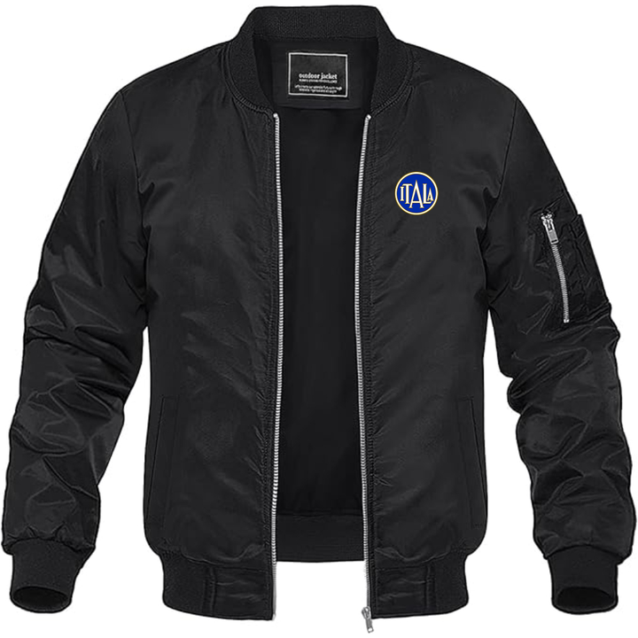 Men's Itala Logo Lightweight Bomber Jacket