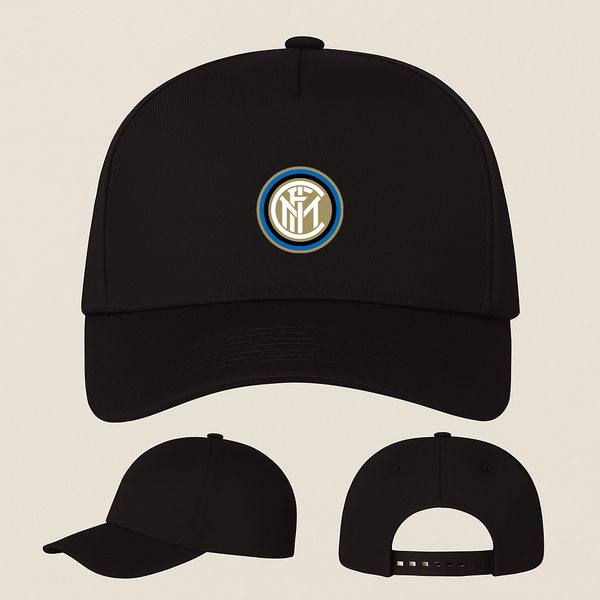 Inter Milan Soccer Five Panel Twill Snapback Cap