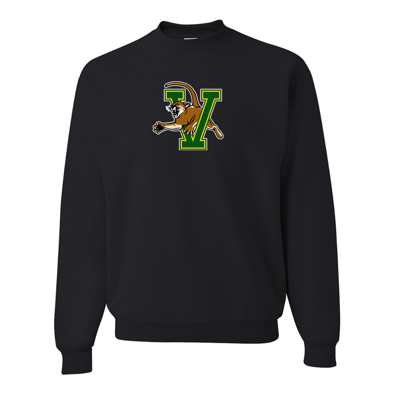 Men's Vermont Catamounts JERZEES NuBlend Crewneck Sweatshirt