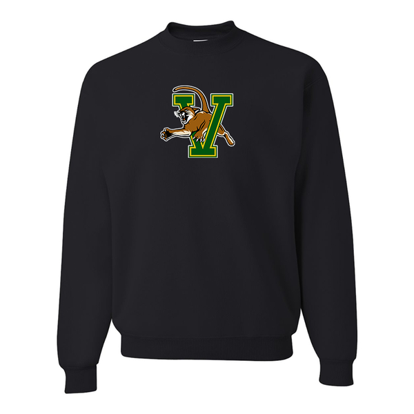 Men's Vermont Catamounts JERZEES NuBlend Crewneck Sweatshirt