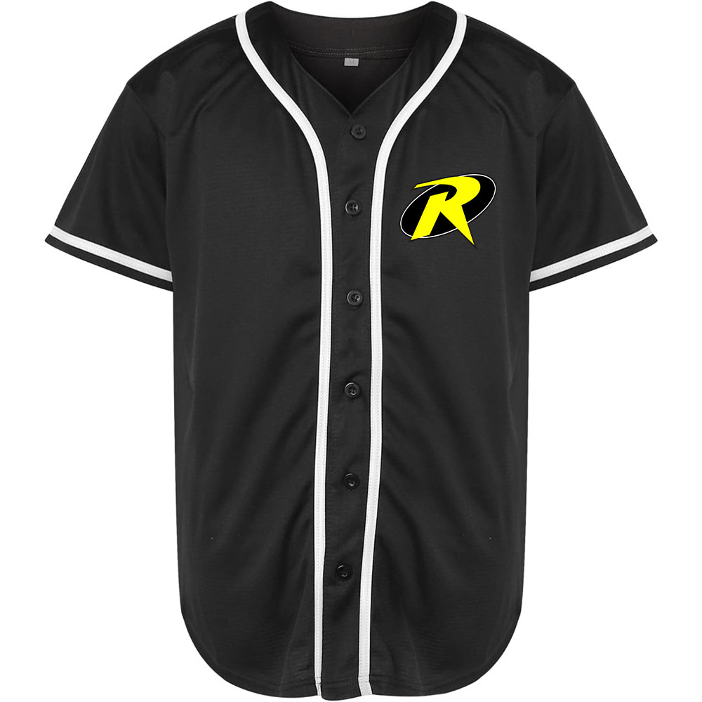 Men's Robin DC Comics Superhero Baseball Jersey