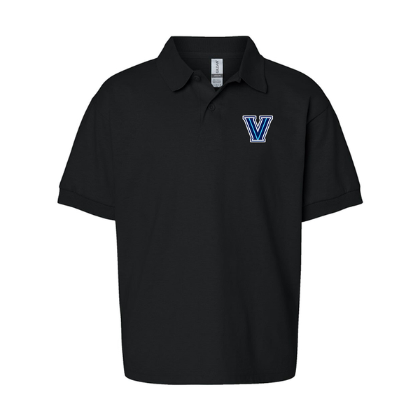 Youth Villanova Wildcats Gildan Dry Blend Jersey Polo