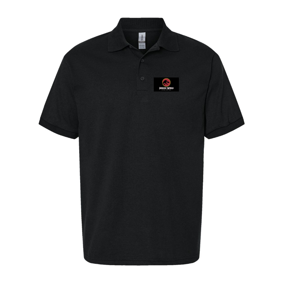 Men's Jurassic World Dominion Movie Dry Blend Polo