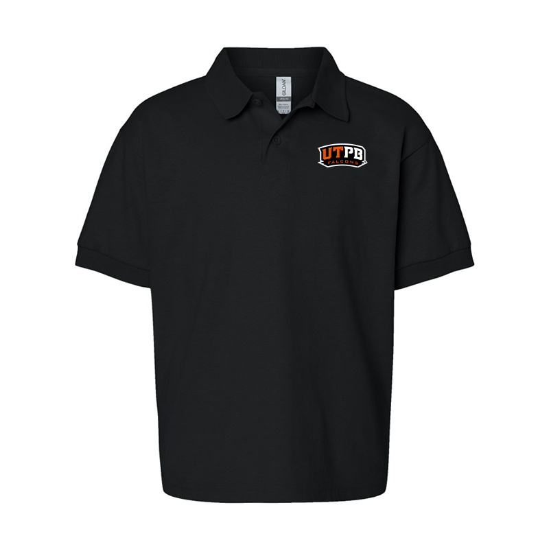 Youth  UTRGV Vaqueros Gildan Dry Blend Jersey Polo