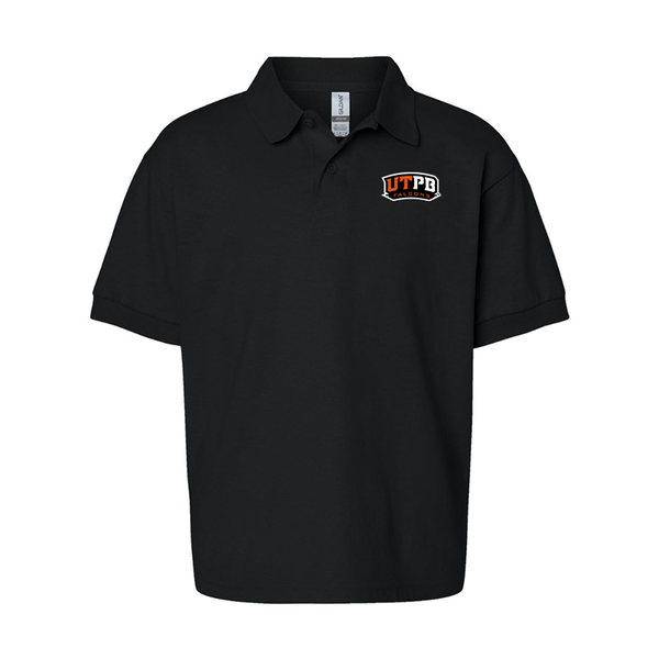 Youth  UTRGV Vaqueros Gildan Dry Blend Jersey Polo