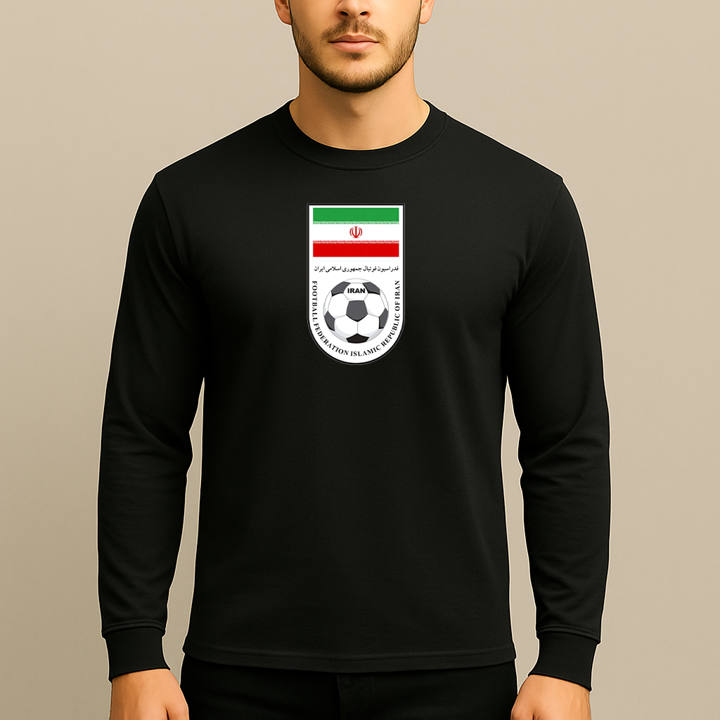 Men's Iran National Soccer Team Long Sleeve T-Shirt
