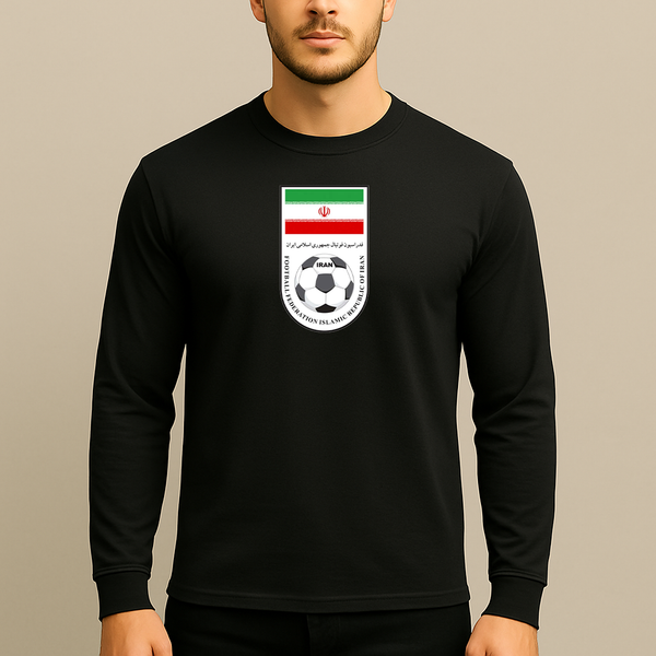 Men's Iran National Soccer Team Long Sleeve T-Shirt