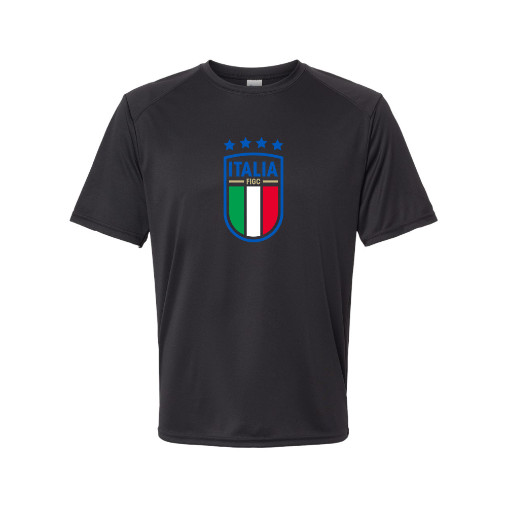 Men's Italy National Soccer Polyester T-Shirt